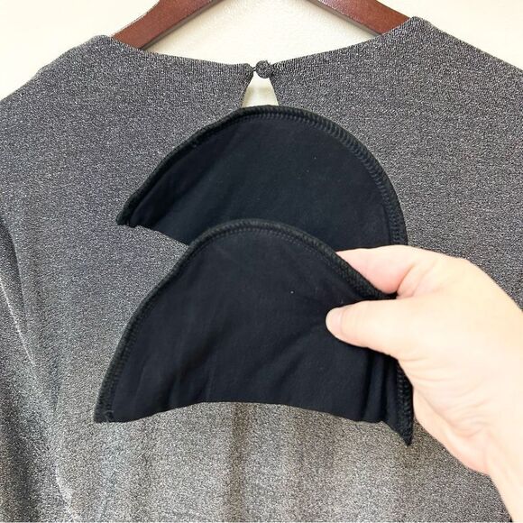 Veronica Beard Cyrus Shimmer Metallic Ruched Dress - Picture 8 of 10